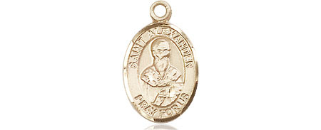 14kt Gold Saint Alexander Sauli Medal