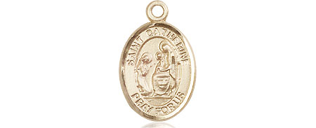 14kt Gold Saint Catherine of Siena Medal