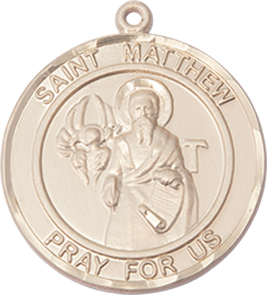 14kt Gold Filled Saint Matthew the Apostle Medal