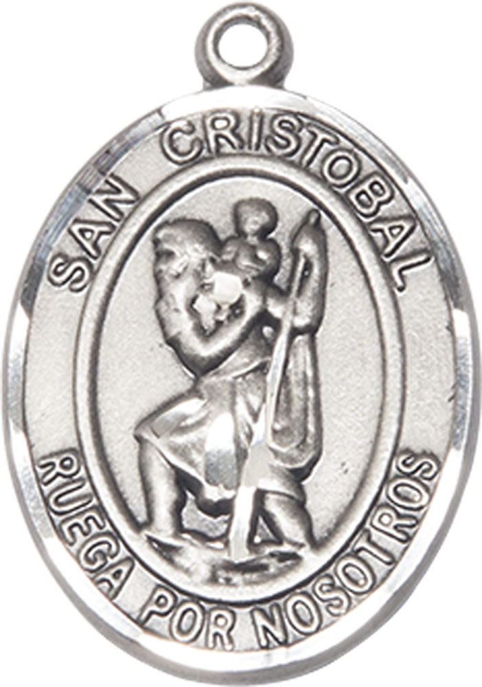 Sterling Silver San Cristobal Medal