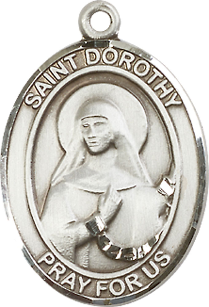 Sterling Silver Saint Dorothy Medal