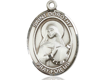 Sterling Silver Saint Dorothy Medal