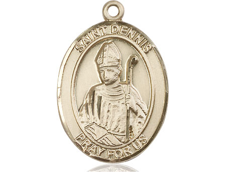 14kt Gold Filled Saint Dennis Medal