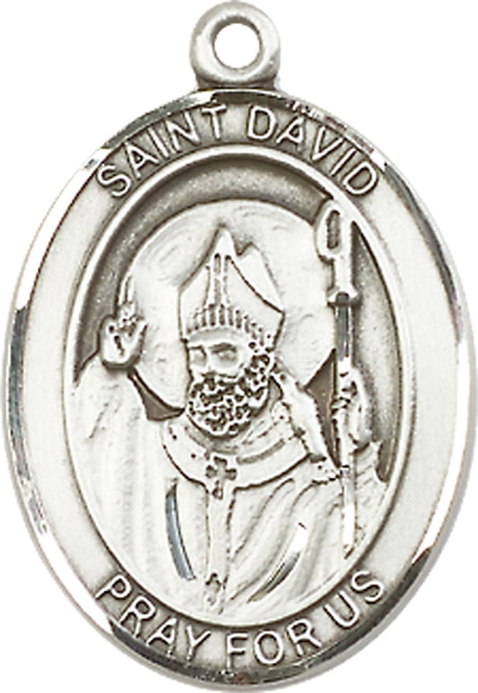 Sterling Silver Saint David of Wales Medal
