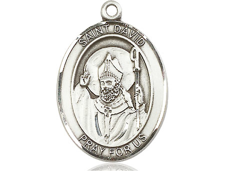 Sterling Silver Saint David of Wales Medal