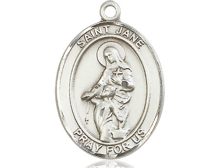 Sterling Silver Saint Jane of Valois Medal