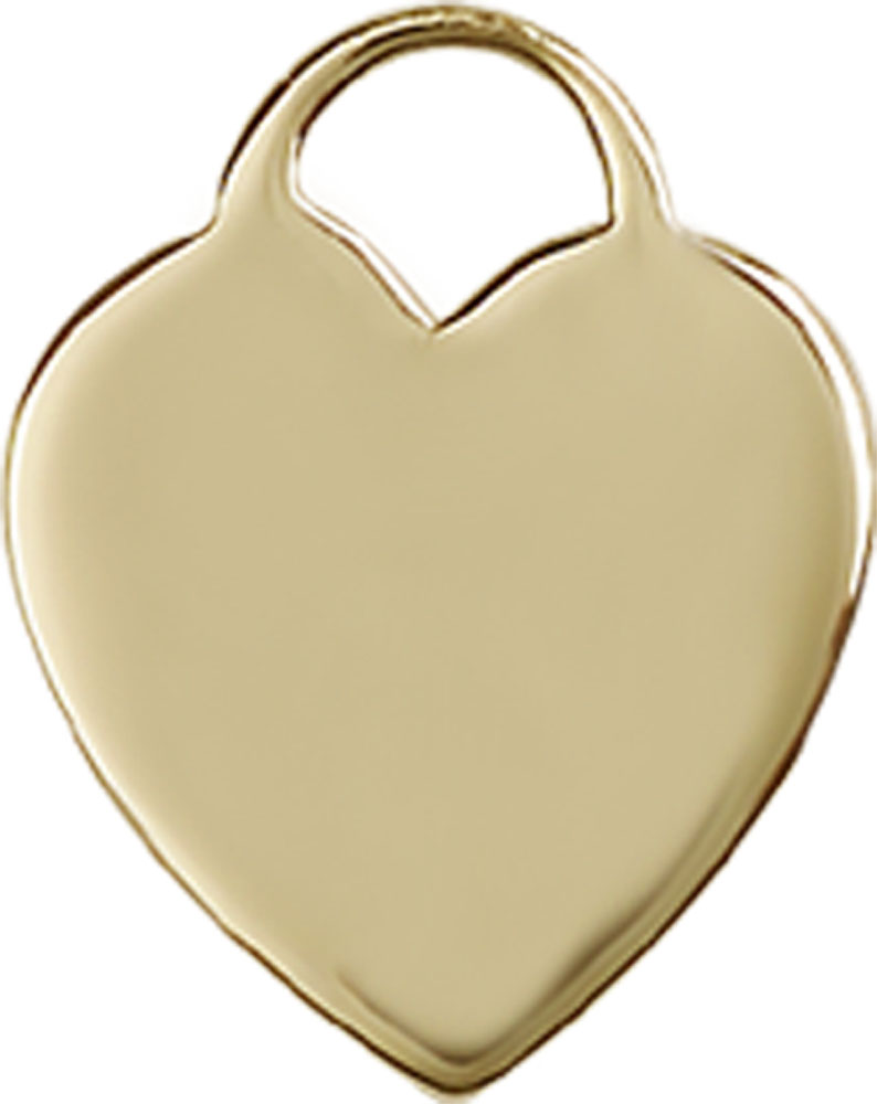 14kt Gold Filled Heart Medal