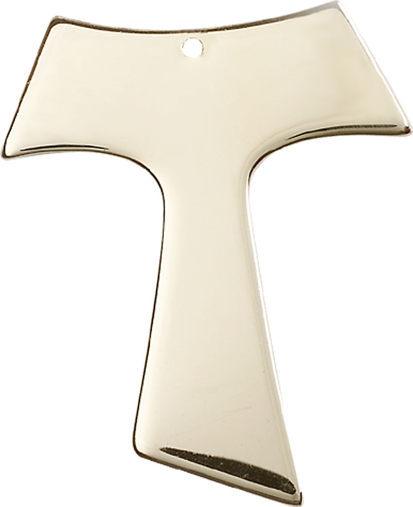14kt Gold Filled Tau Cross Medal