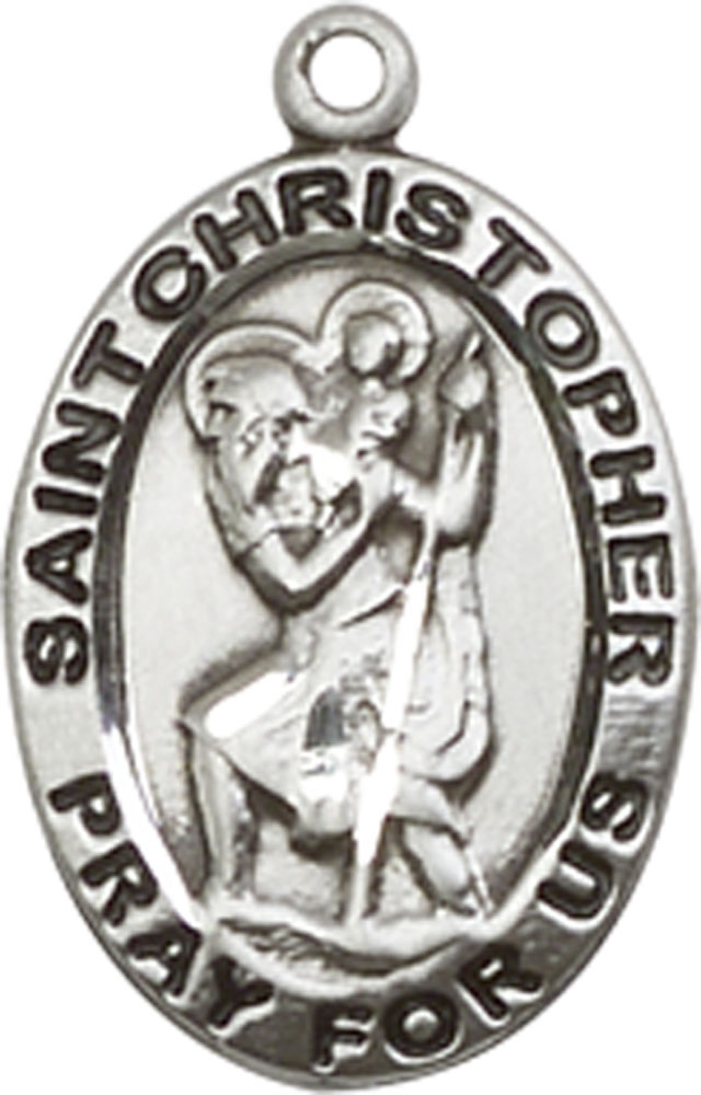 Sterling Silver Saint Christopher Medal