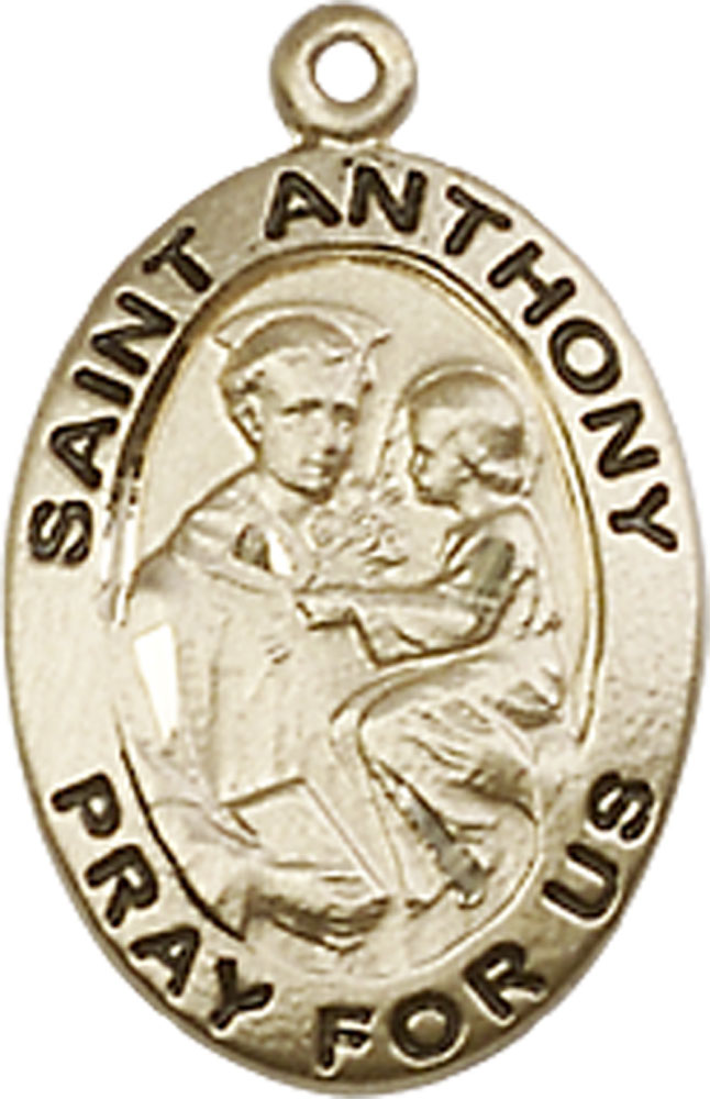 14kt Gold Filled Saint Anthony of Padua Medal