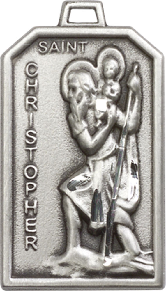 Sterling Silver Saint Christopher Medal