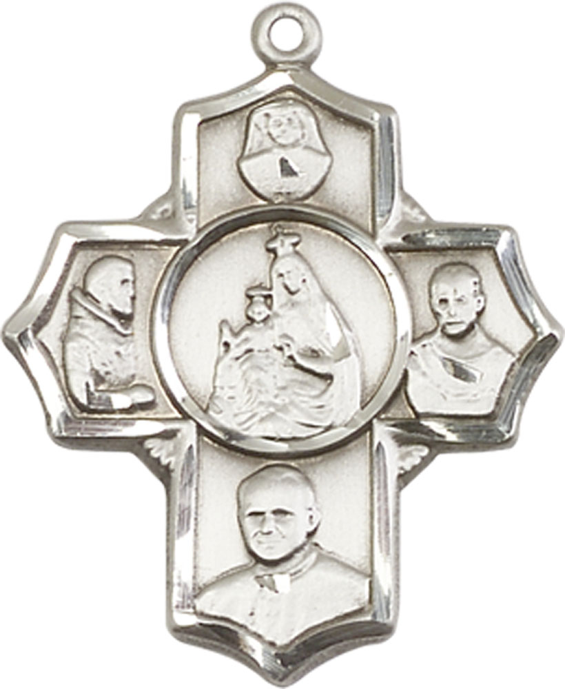 Sterling Silver Polish 4-Way Medal