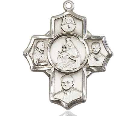 Sterling Silver Polish 4-Way Medal