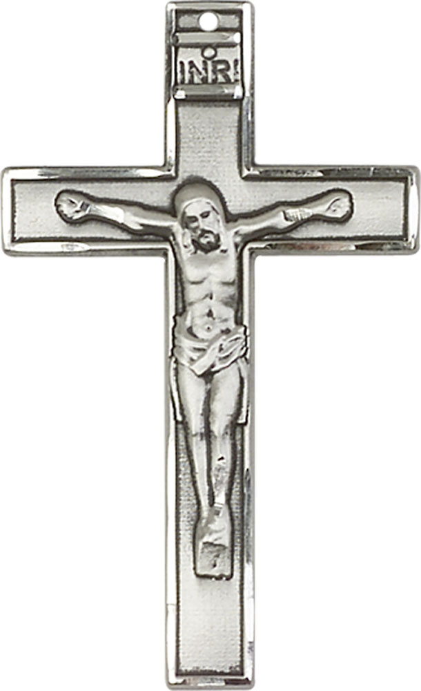 Sterling Silver Crucifix Medal