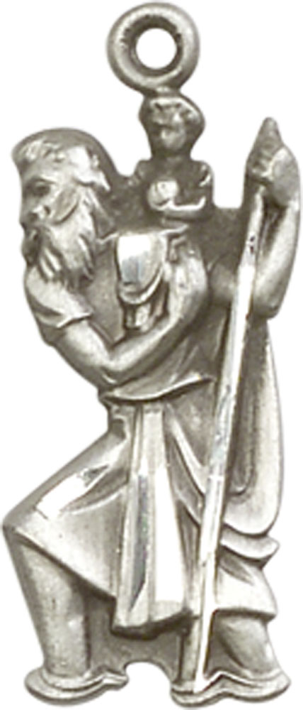 Sterling Silver Saint Christopher Medal