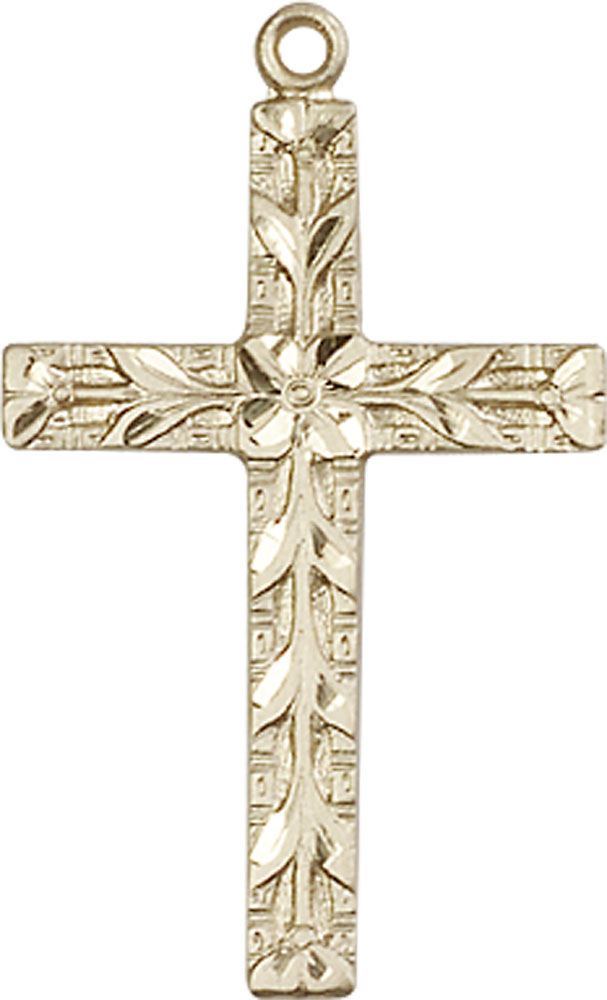 14kt Gold Filled Cross Medal