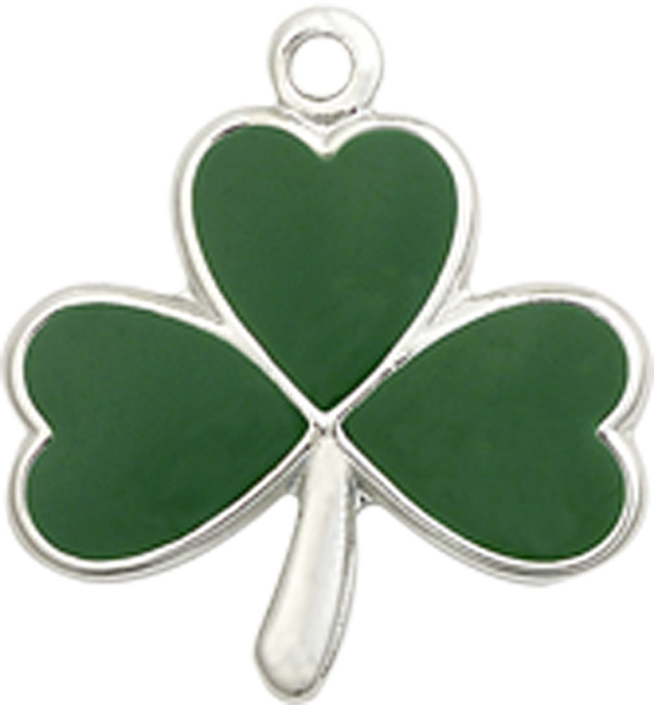 Sterling Silver Shamrock Medal