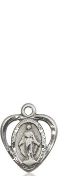 Sterling Silver Miraculous Medal - With Box