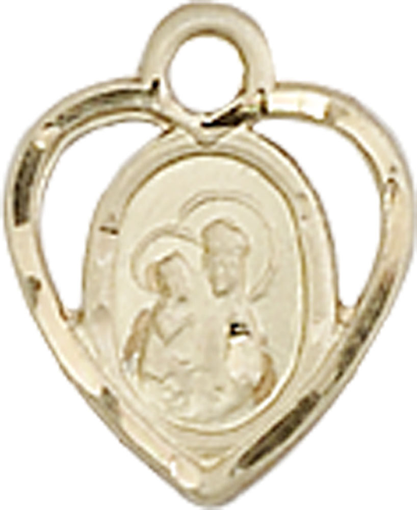 14kt Gold Filled Our Lady of Perpetual Health Medal