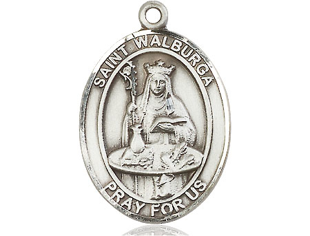 Sterling Silver Saint Walburga Medal