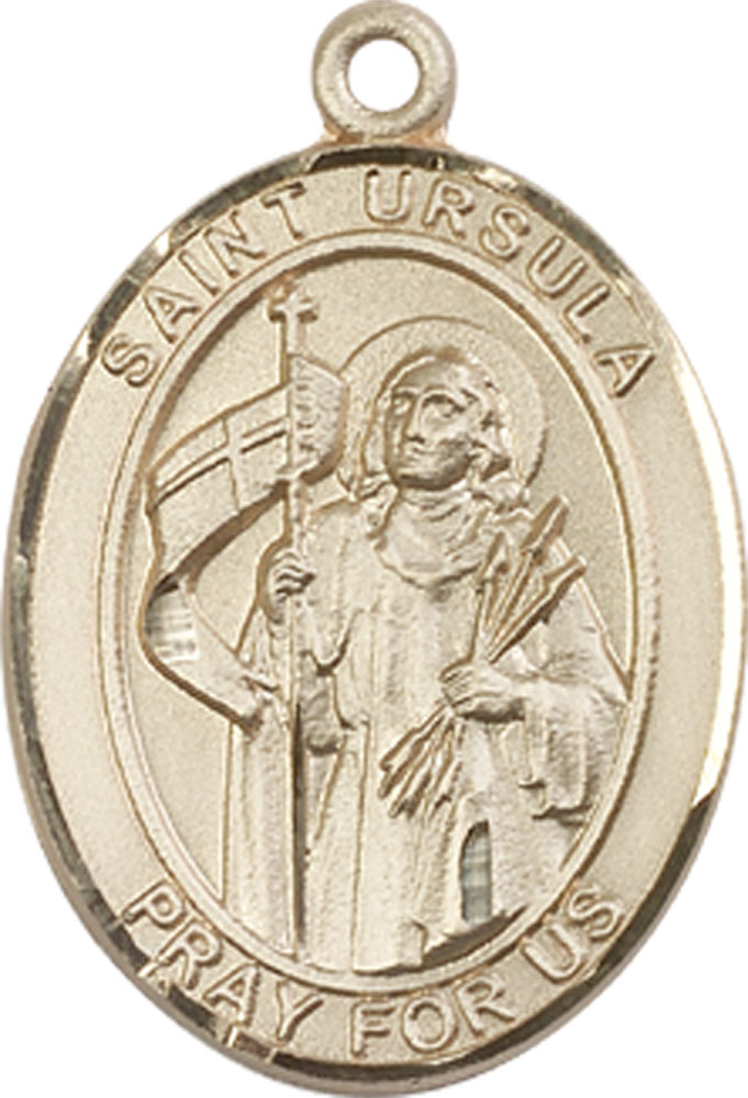 14kt Gold Filled Saint Ursula Medal