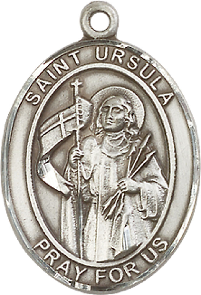 Sterling Silver Saint Ursula Medal