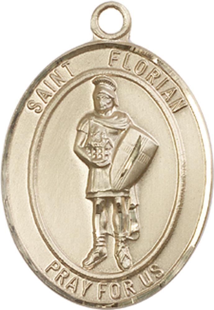 14kt Gold Filled Saint Florian Medal