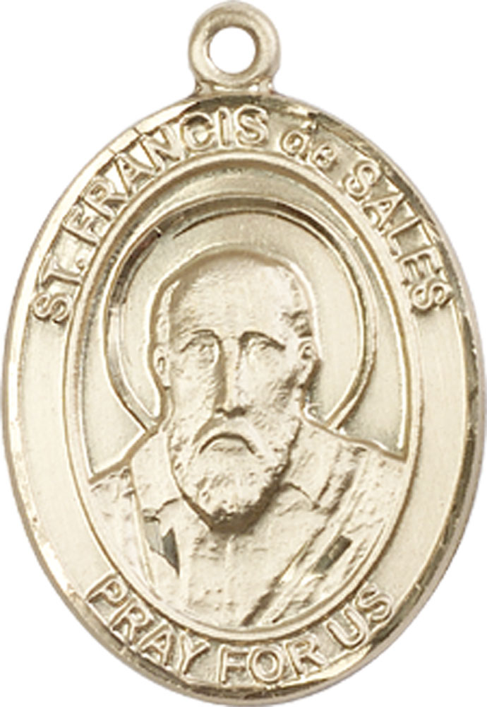 14kt Gold Filled Saint Francis de Sales Medal