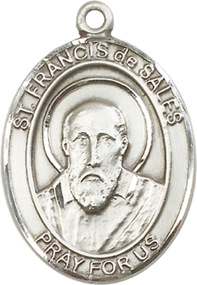 Sterling Silver Saint Francis de Sales Medal