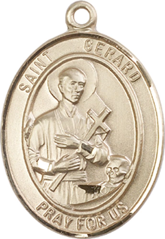 14kt Gold Filled Saint Gerard Majella Medal