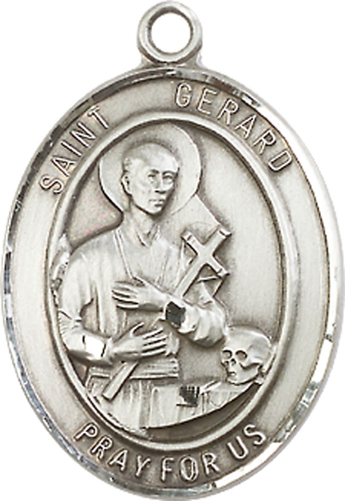 Sterling Silver Saint Gerard Majella Medal