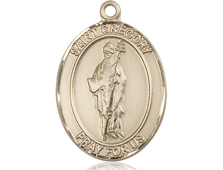 14kt Gold Filled Saint Gregory the Great Medal