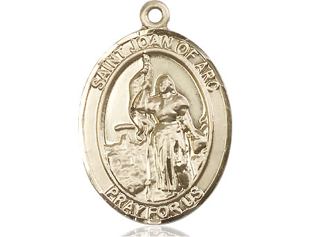 14kt Gold Filled Saint Joan of Arc Medal