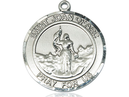 Sterling Silver Saint Joan of Arc Medal