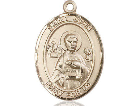 14kt Gold Filled Saint John the Apostle Medal