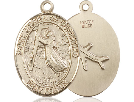 14kt Gold Filled Saint Joseph of Cupertino Medal