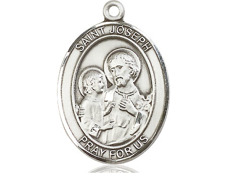 Sterling Silver Saint Joseph Medal
