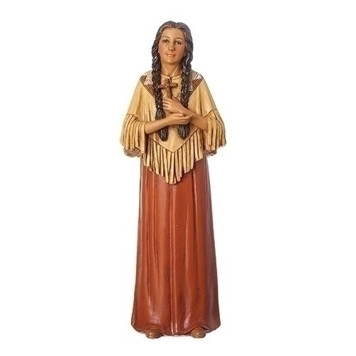 6&quot;H St Kateri Tekakwitha - Figure; Renaissance Collection