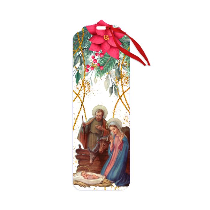 Holy Family Wooden Bookmark - Christmas
