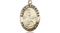 [3992GF] 14kt Gold Filled Saint Theresa Medal