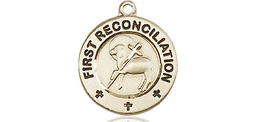 [4008GF] 14kt Gold Filled First Reconciliation / Penance Medal