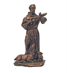 [SR-77713] S. Francis, Bronze Color, 3.25&quot;