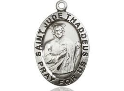 [4023SS] Sterling Silver Saint Jude Medal