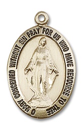 [4025GF] 14kt Gold Filled Miraculous Medal