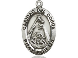 [4031SS] Sterling Silver Caridad del Cobre Medal