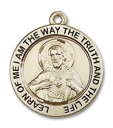 [4058GF] 14kt Gold Filled Scapular Medal