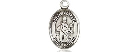 [9285SS] Sterling Silver Saint Walter of Pontnoise Medal