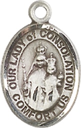 [9292SS] Sterling Silver Our Lady of Consolation Medal