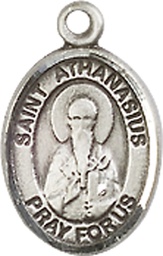 [9296SS] Sterling Silver Saint Athanasius Medal