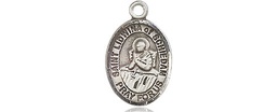 [9297SS] Sterling Silver Saint Lidwina of Schiedam Medal